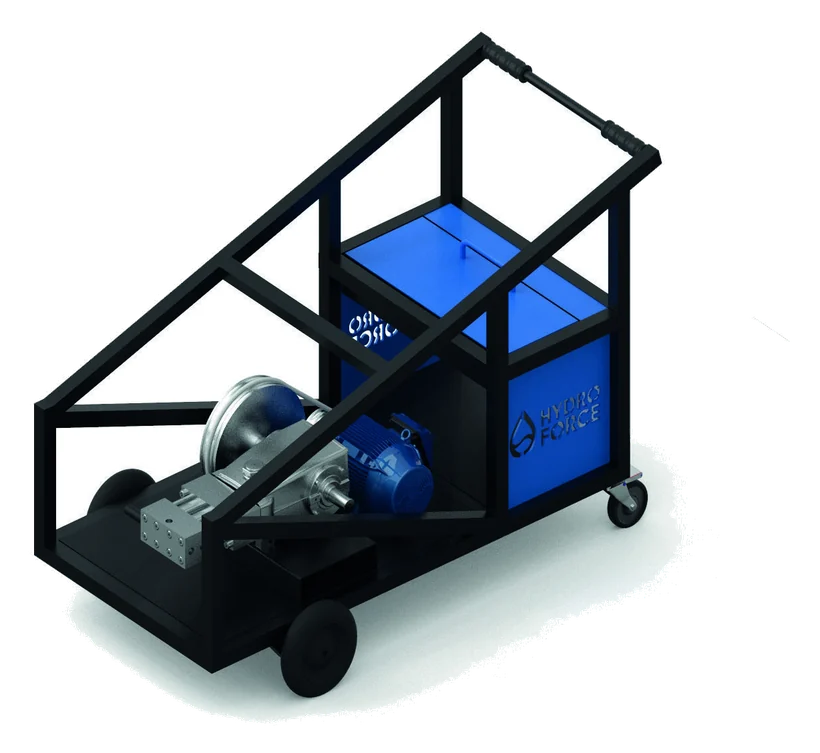 Equipo de hidroblasting HYDRO FORCE Modelo 02 de 19.500 PSI