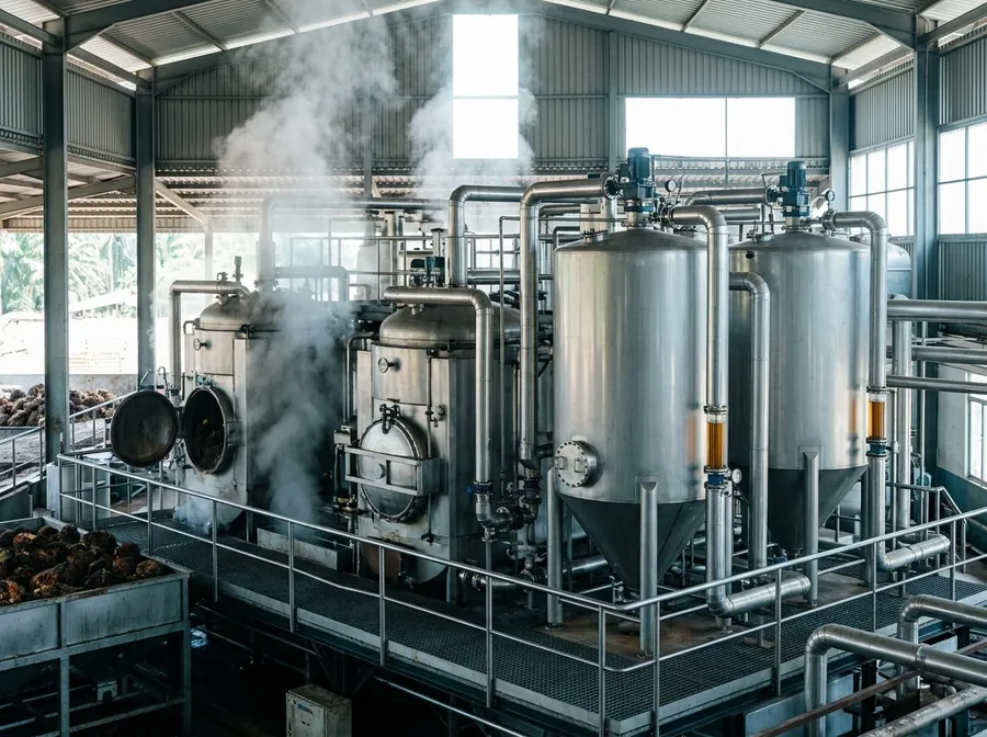 Industria del aceite de palma: servicio de HYDRO FORCE